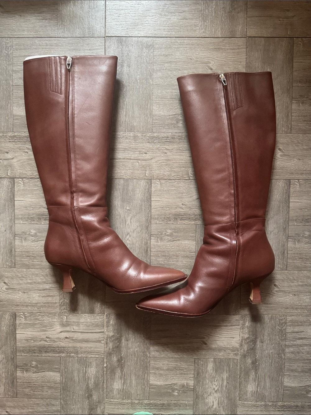 Dolce Vita Auggie Boots, Chocolate Leather, Standard Width